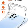 Original Clear Silicone Case For Galaxy Samsung S24 S23 S22 S21 Ultra FE Plus Ultra Thin Crystal Soft TPU Cover A14 A34 A54 5G
