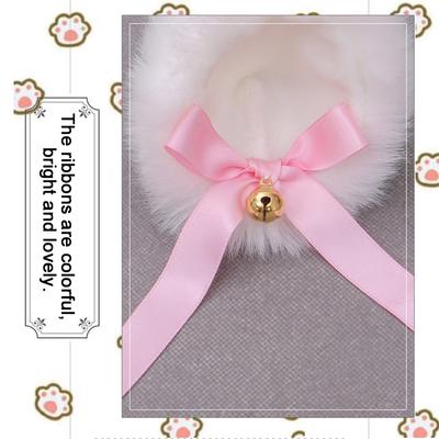 Urechi de vulpe de pisică Agraf de păr pufos din pluș Accesoriu pentru costum de petrecere