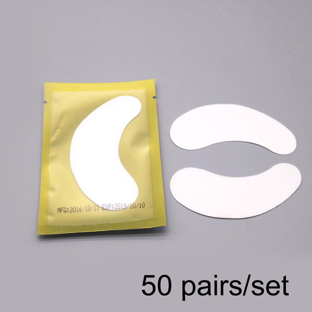 50 Pairs Under Eye Paper Patches Grafted Lash Eyelash Extension Pads Eye Lash Make Up Tools