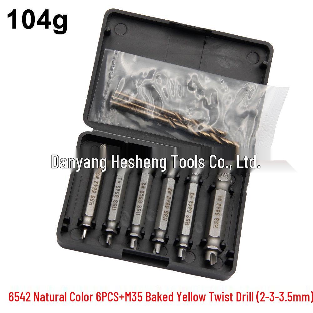 High-Speed Steel Double-Head Screw Extractor & S2 Screwdriver Set