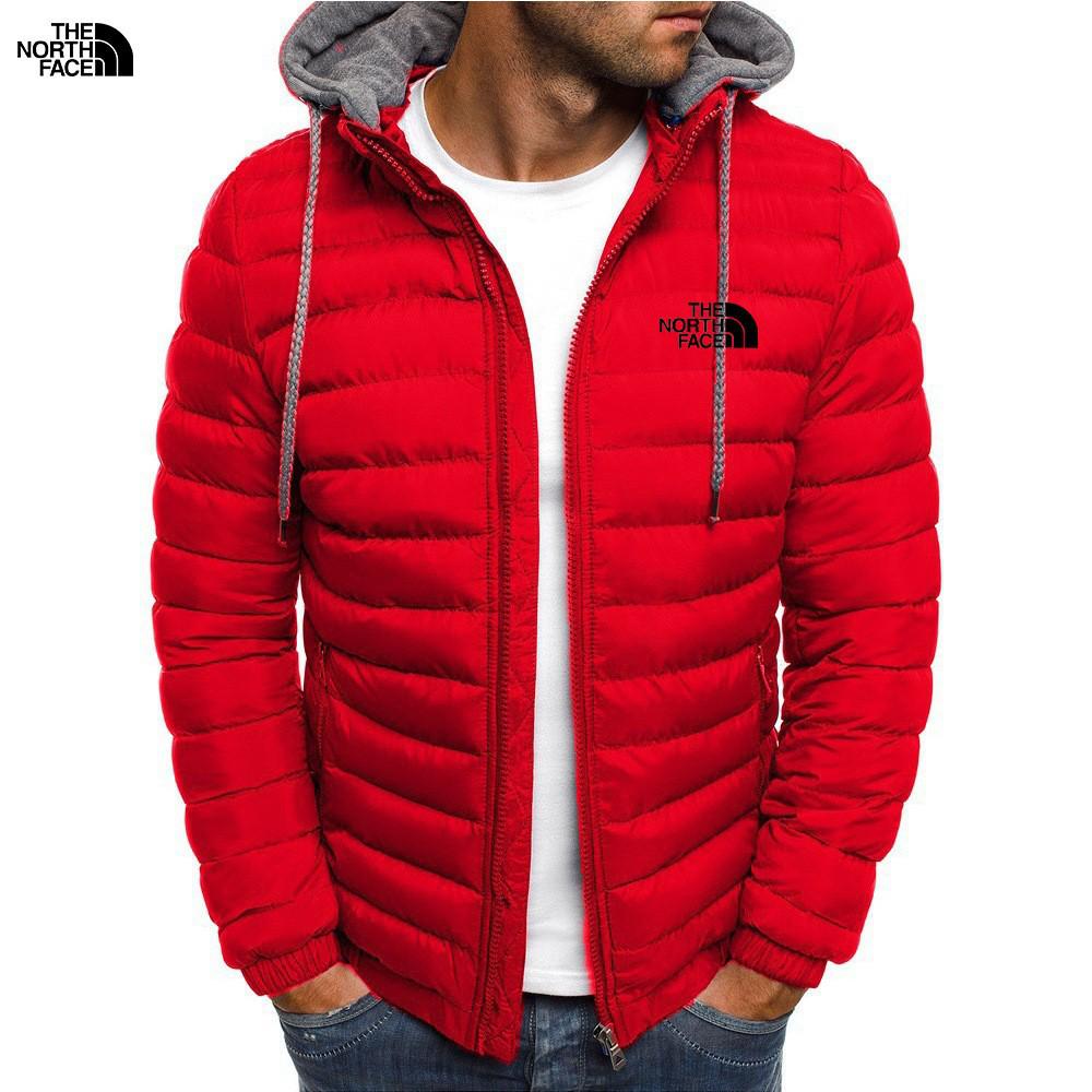 Korean Style Men's Casual Warm Hooded Cotton Jacket - Outdoor Cotton-padded Outerwear