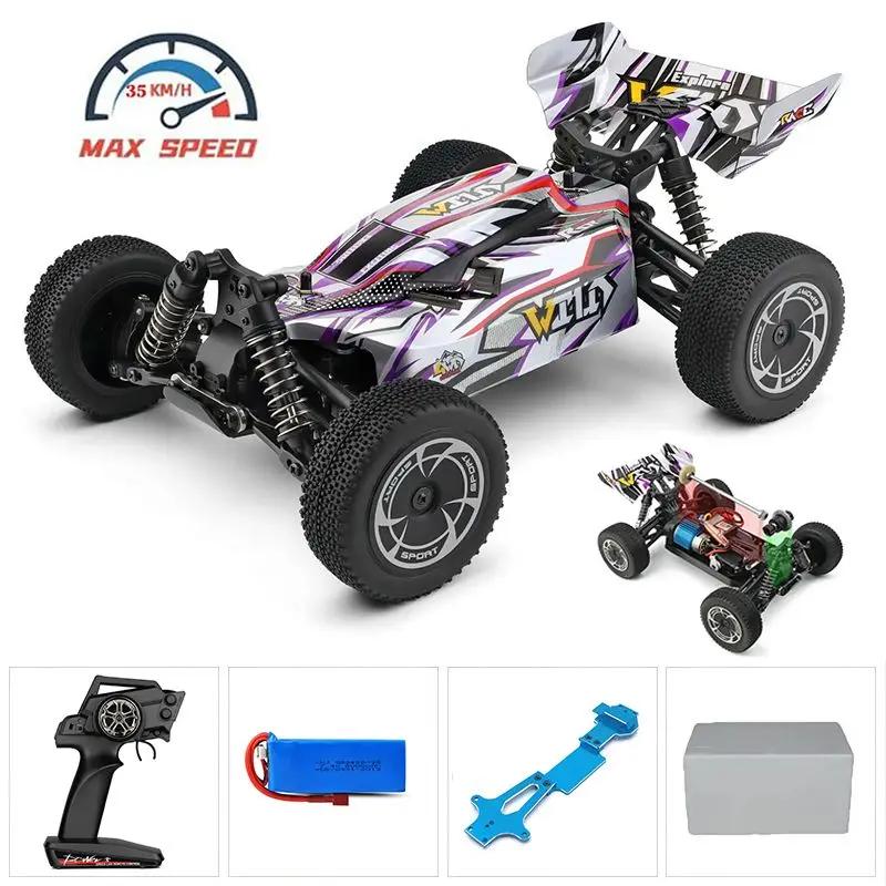 WLtoys 144010 75KM/H 2.4G RC Car Brushless 4WD Electric High Speed Off-Road Remote Control Drift Toys for Children Racing