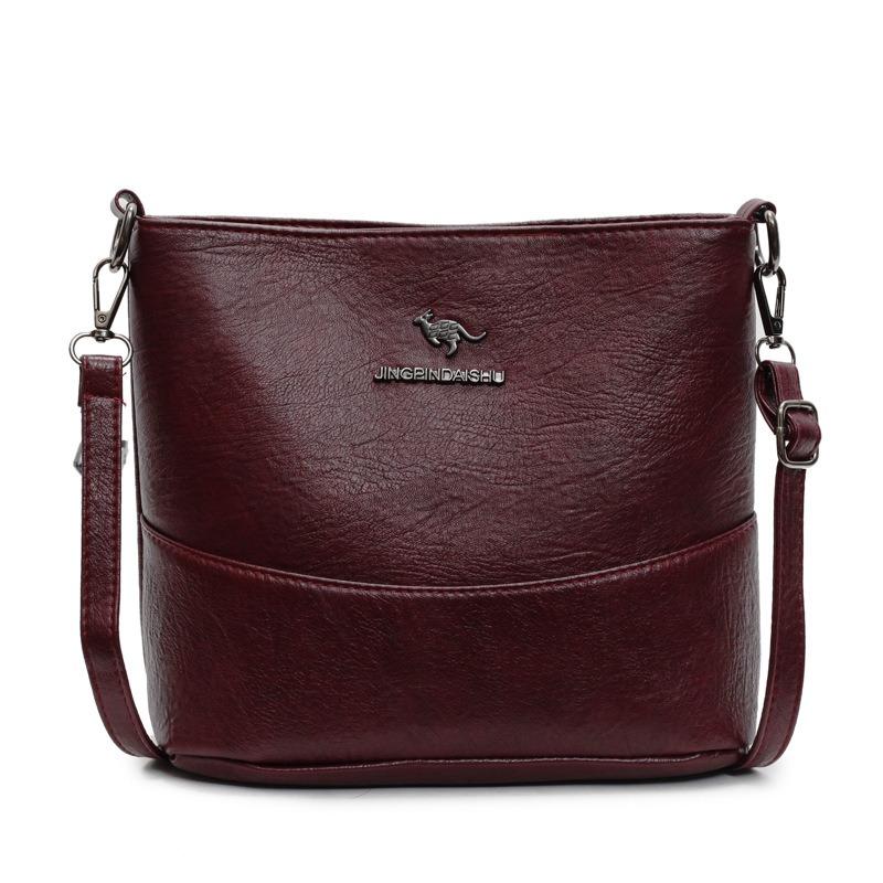 Simple Bucket Bag Women's New Fashion Shoulder Bag Women's Bag Trendy Messenger Bag