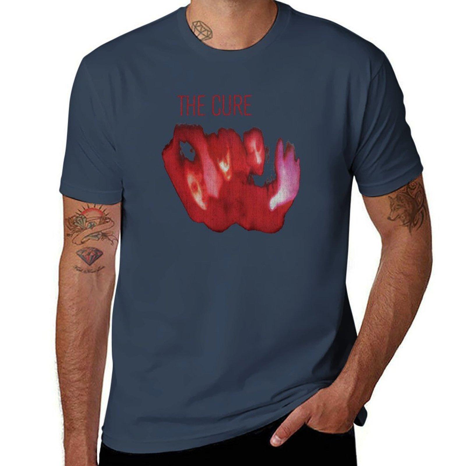 abstract red TShirt Casual Streetwear Short Sleeve Tee M