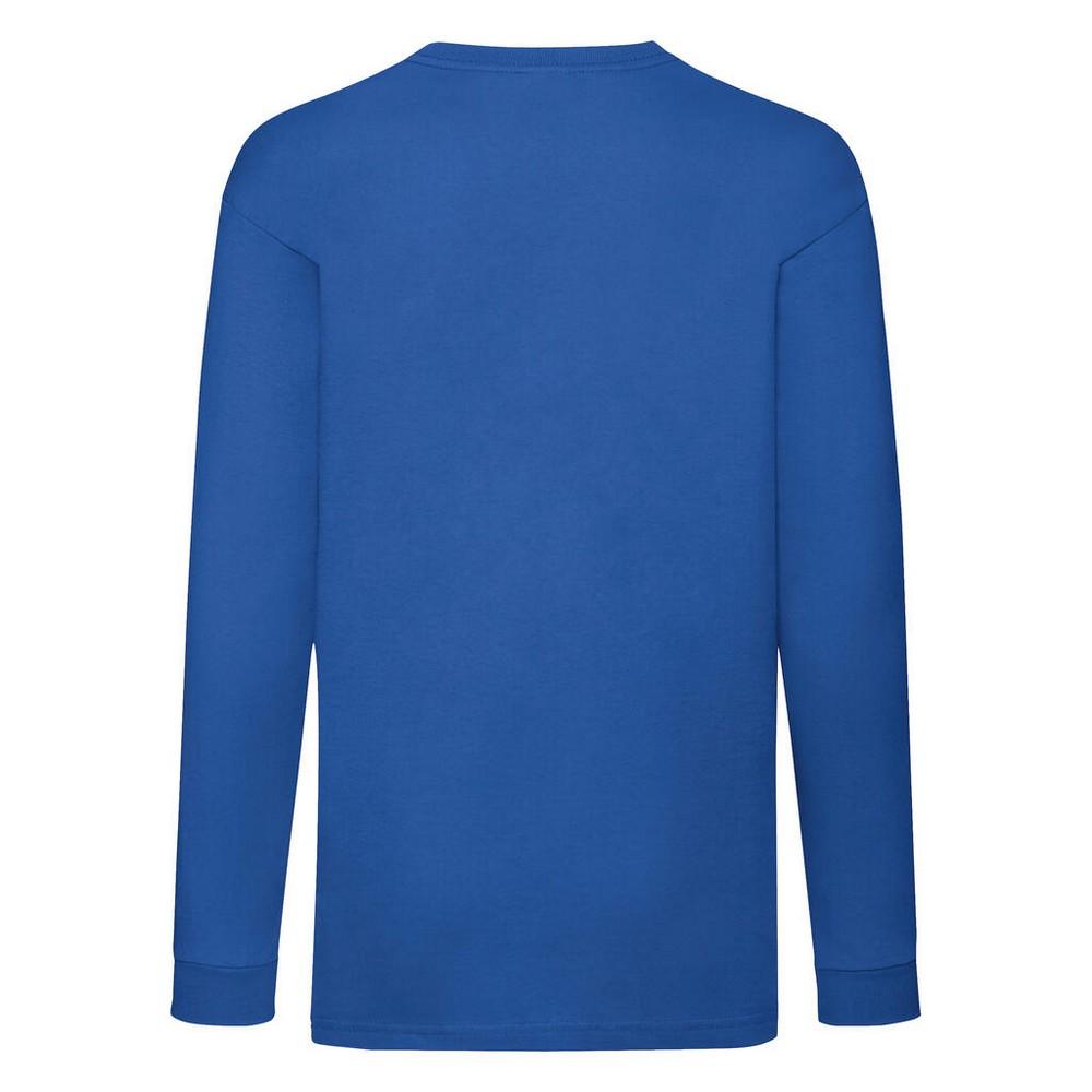 Fruit Of The Loom Childrens/Kids Valueweight Plain Long-Sleeved T-Shirt