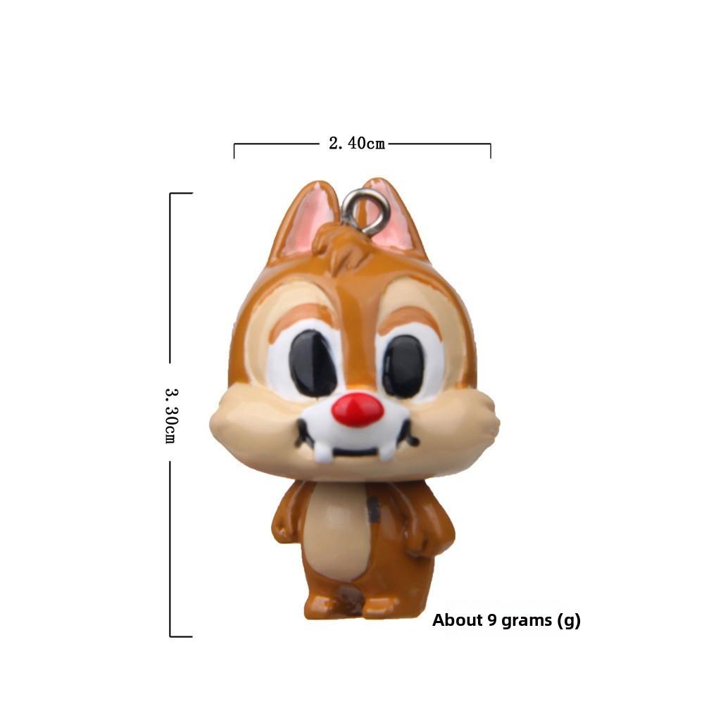 Mickey Mouse Resin Handcraft Keychain With Cartoon Accessories For Gift Giving And Party Decor