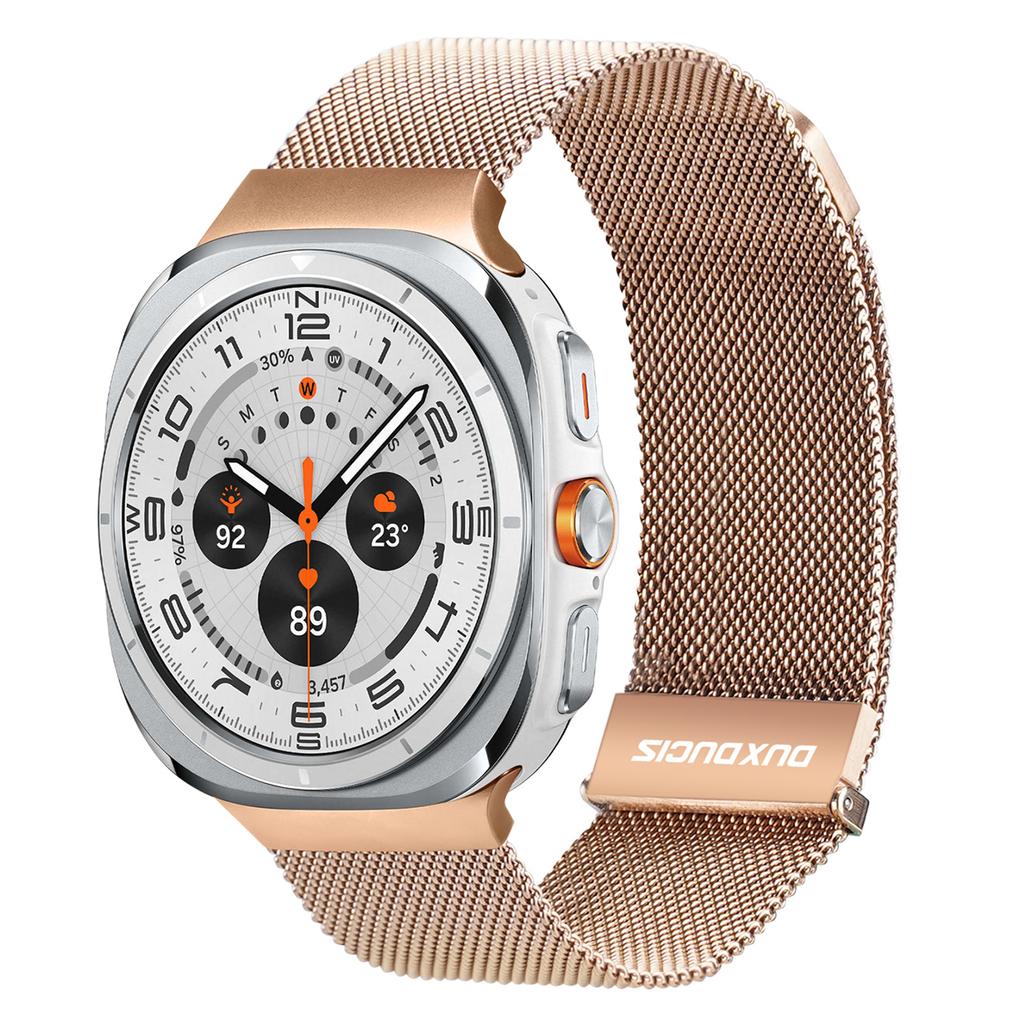 DUX DUCIS For Samsung Galaxy Watch Ultra 47mm Magnetic Milanese Watch Band Stainless Steel Strap