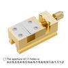 Precise Watch Benches Vices Antislip Stable Collet Tightening Tool Copper Thread Adjustment Watch Head Holder Repair