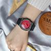 Casio Men Liquid Crystal/Analog Dual Display Series Red Watch GA-2100-4A-