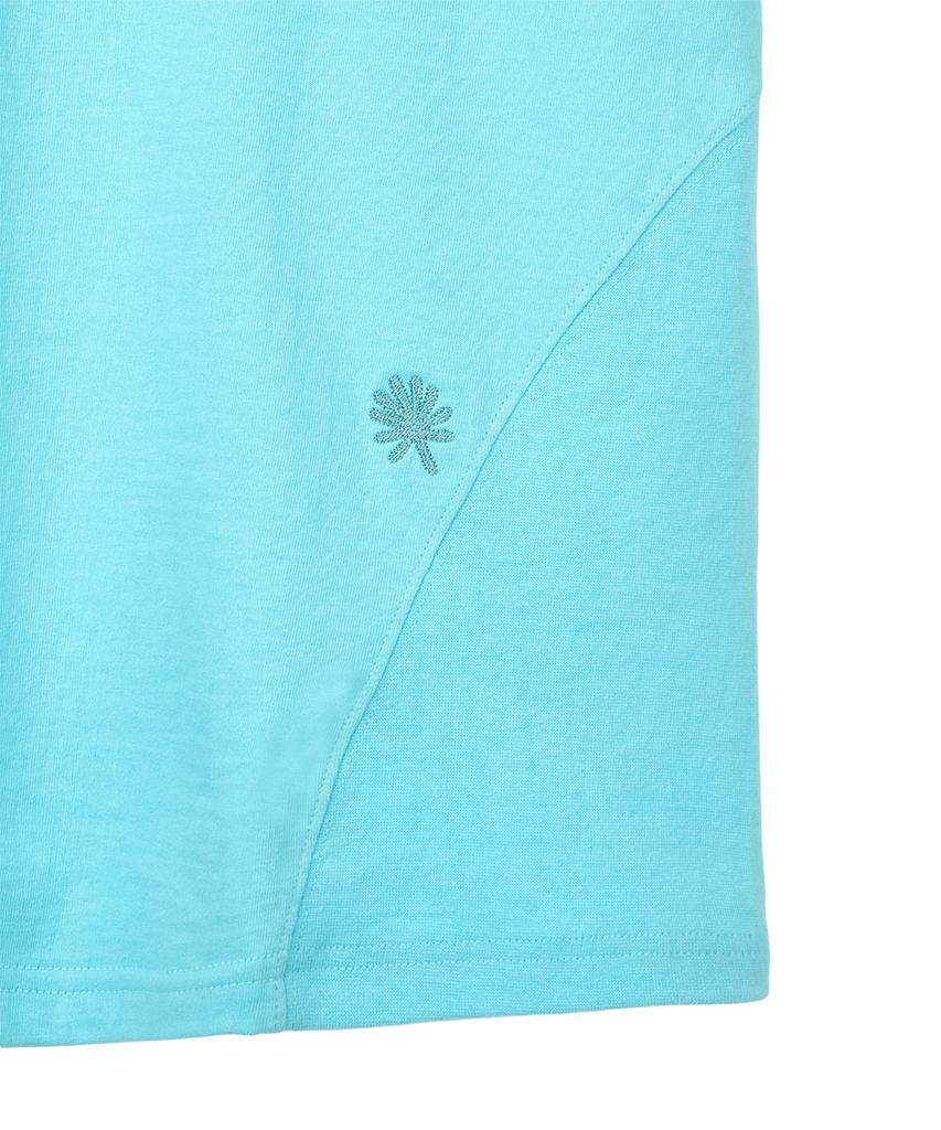 Dandel Dd Asym Side Rib Tee (Mint Blue)