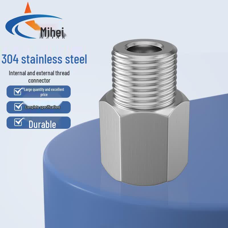 MSTAR 304 Stainless Steel Threaded Water Pipe Adapter