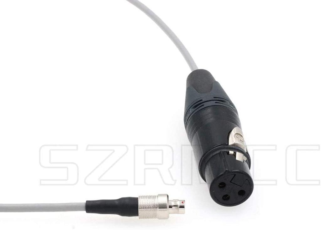 SZRMCC FVB.00.303 3-Pin Male to XLR 3-Pin Female Audio Cable for Zaxcom ZFR300 ZFR400SK2000 Transmitters