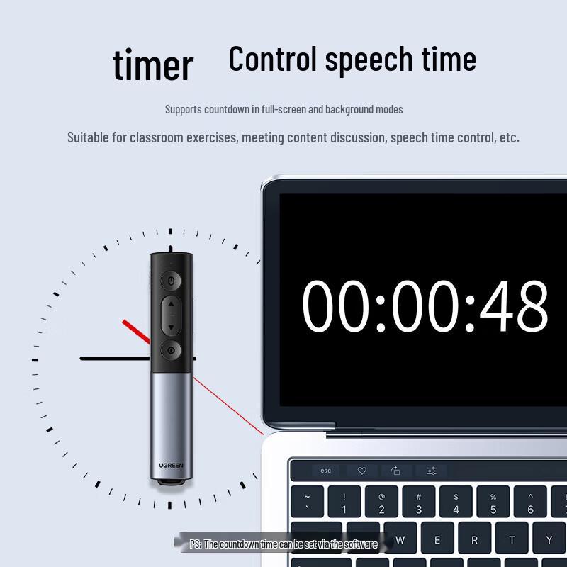 UGREEN Dual Laser Presenter with Air Mouse