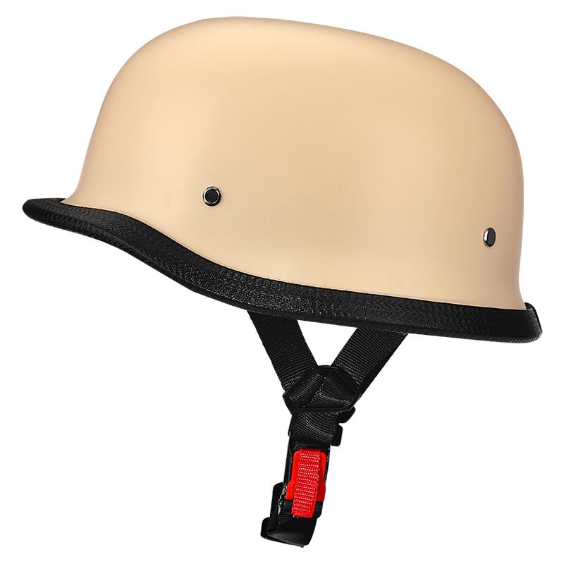 Retro Japanese Unisex ABS Half Helmet for Electric Motorcycles