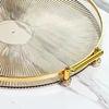 Generic Luxury Serving Tray, with Handles Cosmetic Perfume Makeup Display Multifunction Decorative Decorative Tray, Jewelry Tray for Living Room,