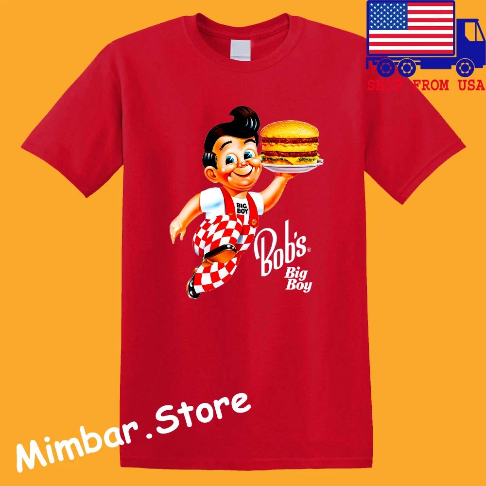 Bob s Big Boy Burger Men s Red Size S-5XL S