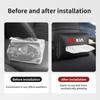 Car Tissue Box Cover Leather Paper Towel Storage Bag For KIA Sorento Stinger Soul Spectra Niro Cadenza Sephia