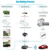 2024 Original Xhorse XKB501EN Vehicle Key Remote with Key Shell V-Wolkswagen B5 Style 3-Button Board Hot Sales