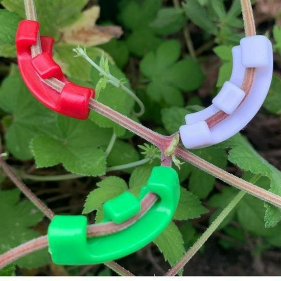 90° Plant Stem Training Clips for Low-Pressure Growth