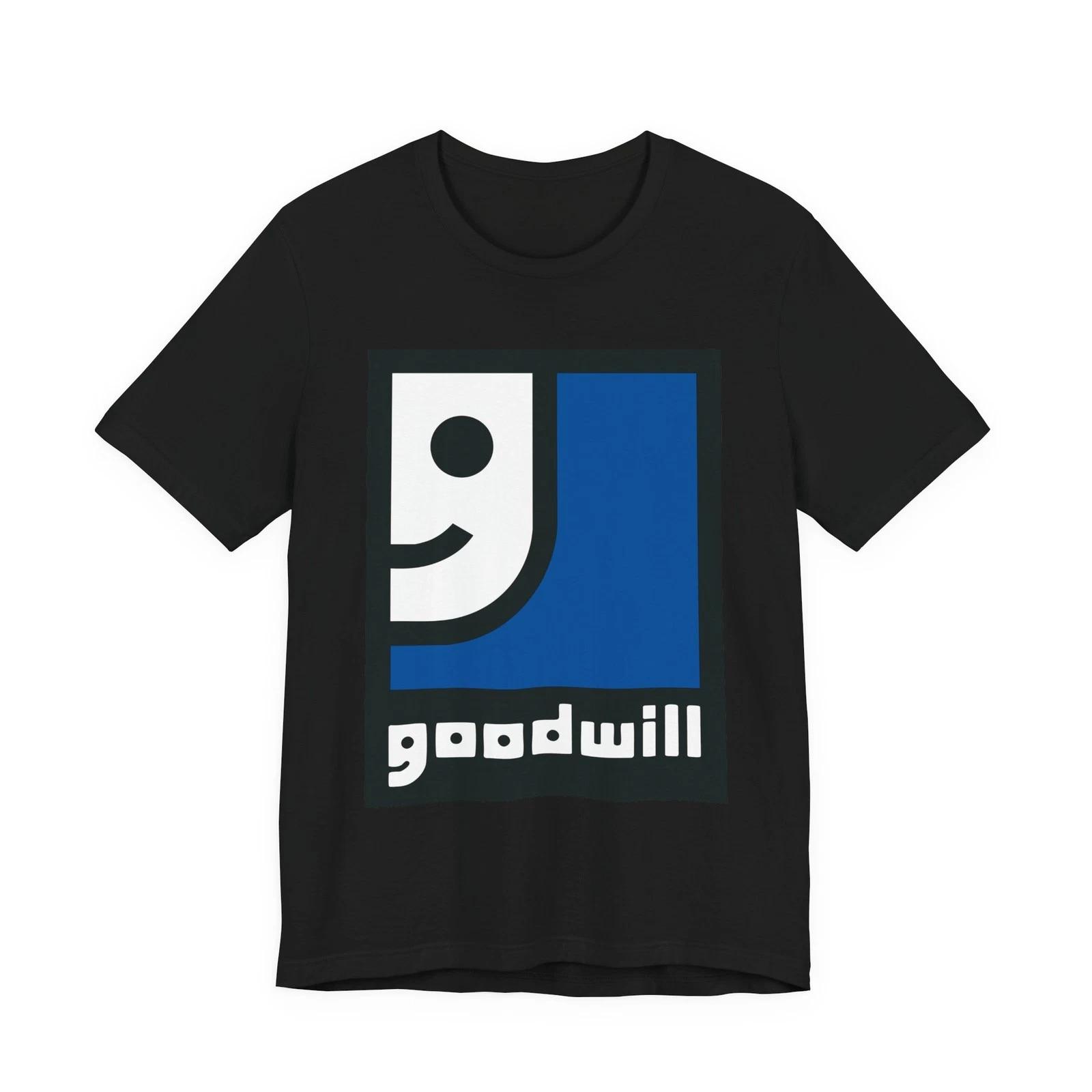 Unisex Adult Casual Graphic Goodwill Logo T-Shirt isex Graphic Tee ... L