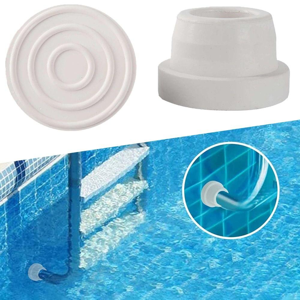 Rubber Pool Ladder Bumpers White Ladder Foot Covers New Inground Pool Accessories