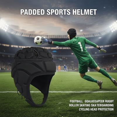 Professionele Schokabsorberende Beschermende Hoofdbeschermer Voetbal Doelman Rugby Helm Rijpet voor Skiën Skaten Honkbal