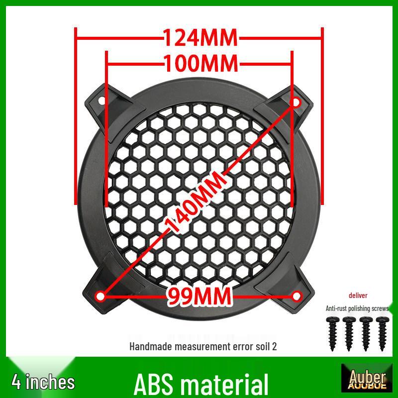 Metal Mesh Speaker Grille Dust Cover for Car Speakers (2" to 10")