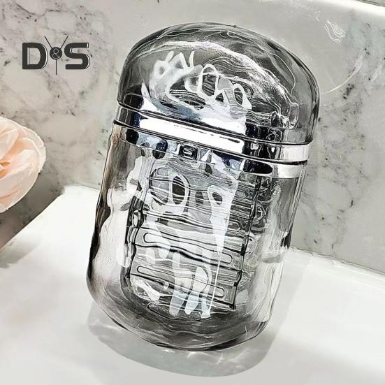 Reiseseifenetui mit Deckel, großes Fassungsvermögen, effiziente Entwässerung, auslaufsicher, tragbares Design, transparenter Seifenhalter, Aufbewahrungsbehälter