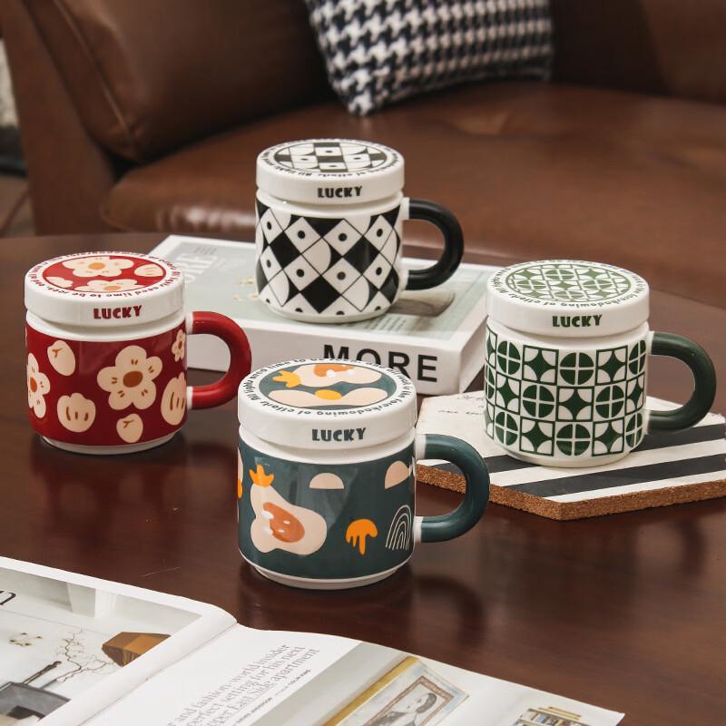 

Ceramic Coffee Mug with Lid