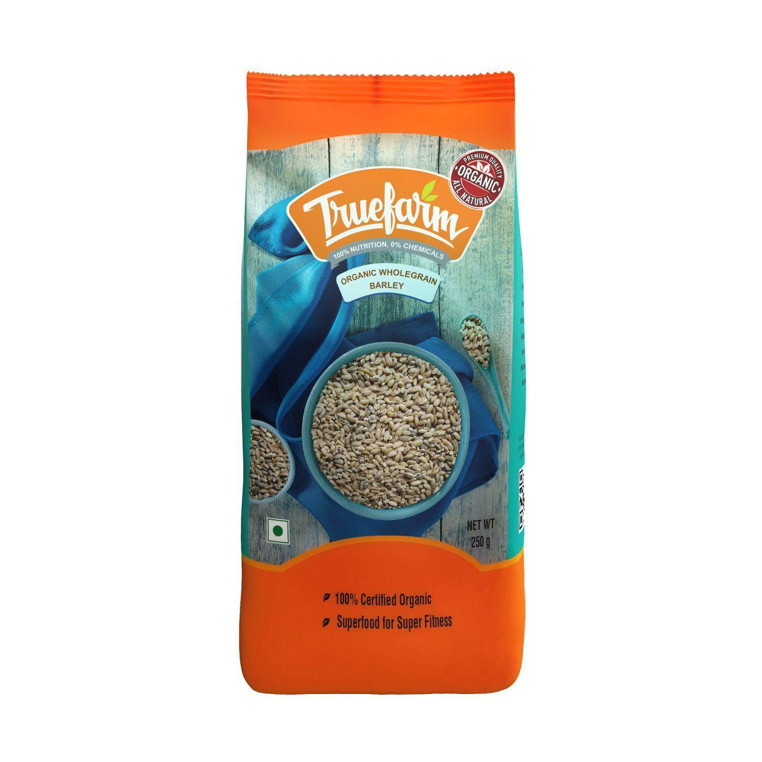 

Ячмень цельнозерновой (250 г), Organic Wholegrain Barley, Truefarm