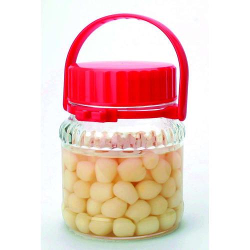 Toyo Sasaki Glass Pickle Storage Container, Pickle Master, Rakkyo Edition, 2000ml, Made In Japan, Glass Storage Jar for Pickles, Rakkyo, Plum Wine, Fr