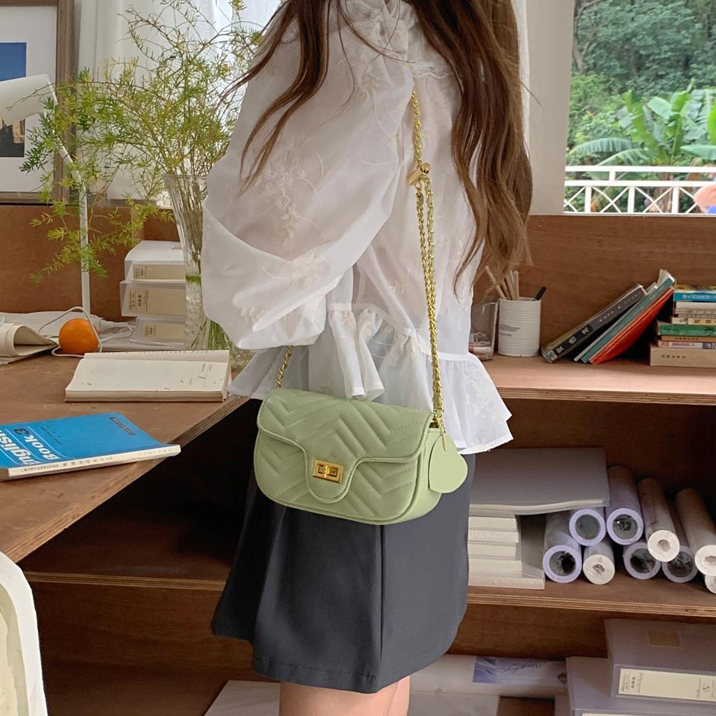 Small Fragrance Style Diamond Chain Bag New Crossbody Bag Fashionable Exquisite Small Bag for Women