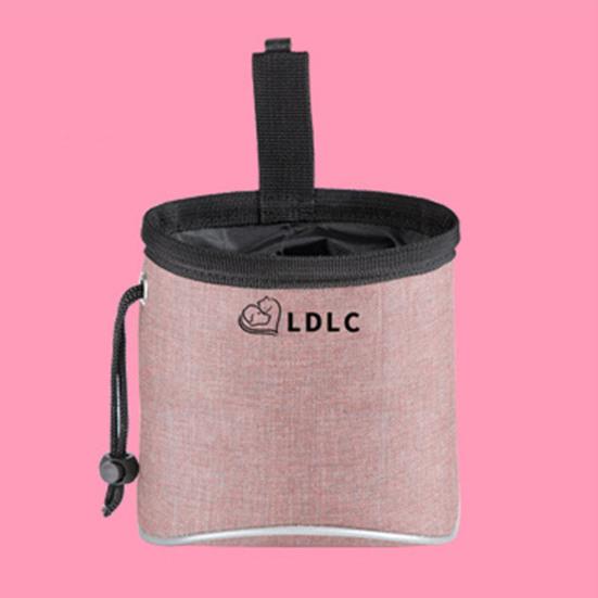 Dog Treat Pouch Multifunctional with Waist Belt Oxford Cloth Large Capacity Dog Snack