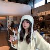 Winter New Women's Ear Protectors Headgear Warm Lace-up Lei Feng Hat Student Solid Color Simple Flying Hat