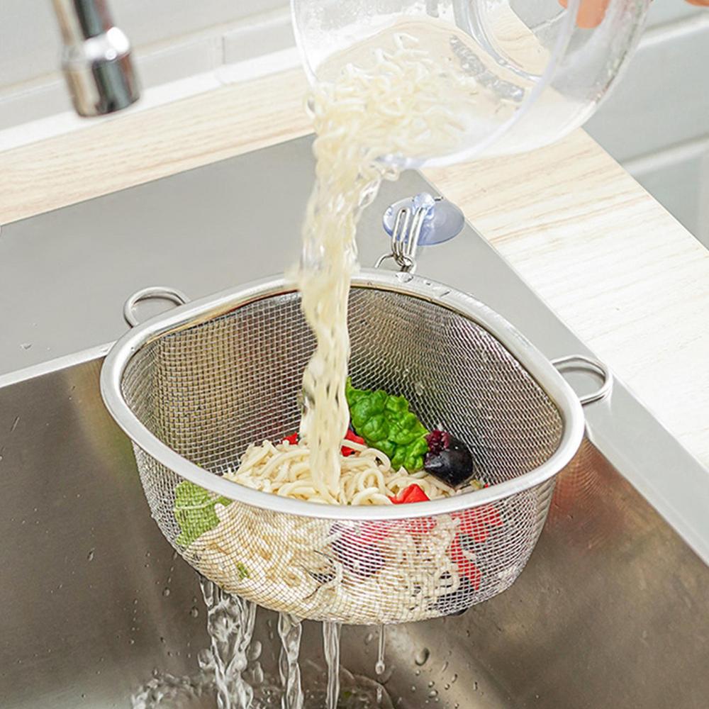 Cestello Scolapiatti per Lavello Anti-odore Raccogli Cibo Cestello Scarico Cucina Scolapiatti per Lavare Cibo per Filtrare Rifiuti Alimentari E Lavare