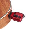 Small Preamplifier Preamp 6.35mm Plug with Bass Treble EQ Volumes Control Guitar Preamplifier Musical Instrument Part