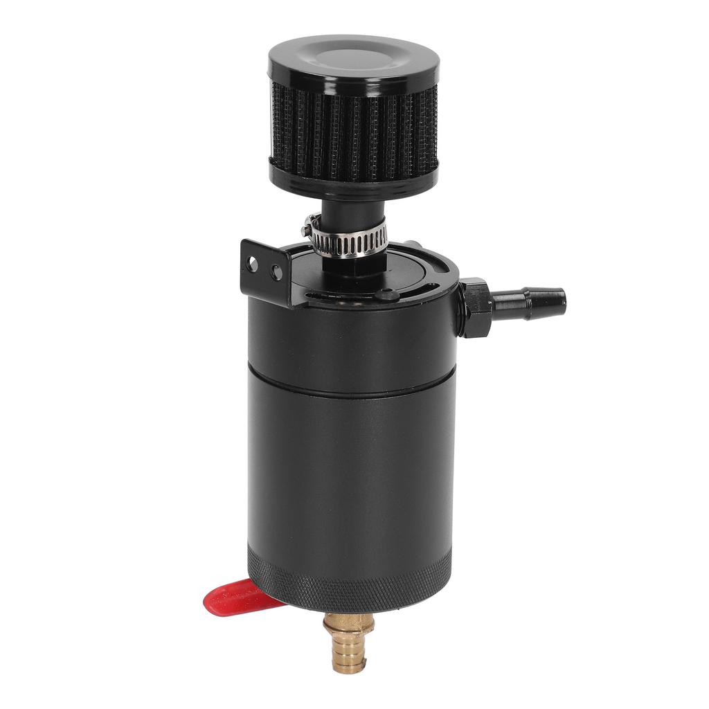 Oil Catch Tank Black Environmentally Friendly Highly Effective Air Oil Separator Tank Reservoir Kit Universal for Cars