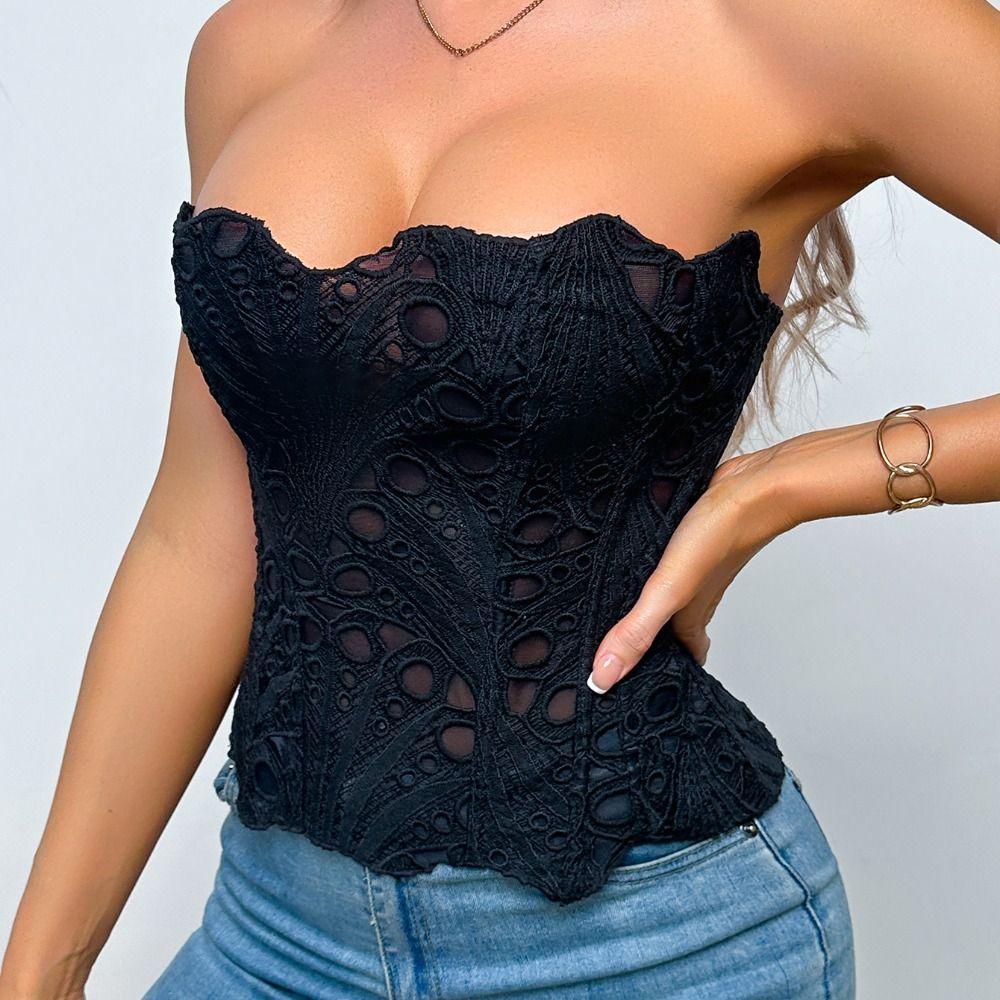 Slim Fit Underwear for Women Shapers Lace-up Corset Spicy Girl Style Lace Fishbone Shapewear Women