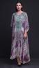 Phagun Butterflies & Leopard Animal Skin Beach Kaftan Bikini Cover Up Womena    S Maxi Dress Long