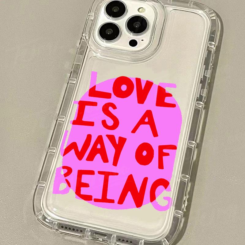 Colorful More Amor Por Favor Case For iPhone 16 15 14 13 12 11 Pro Max XS X XR 8 7 Plus SE 2020 Shockproof Clear Silicone Cover