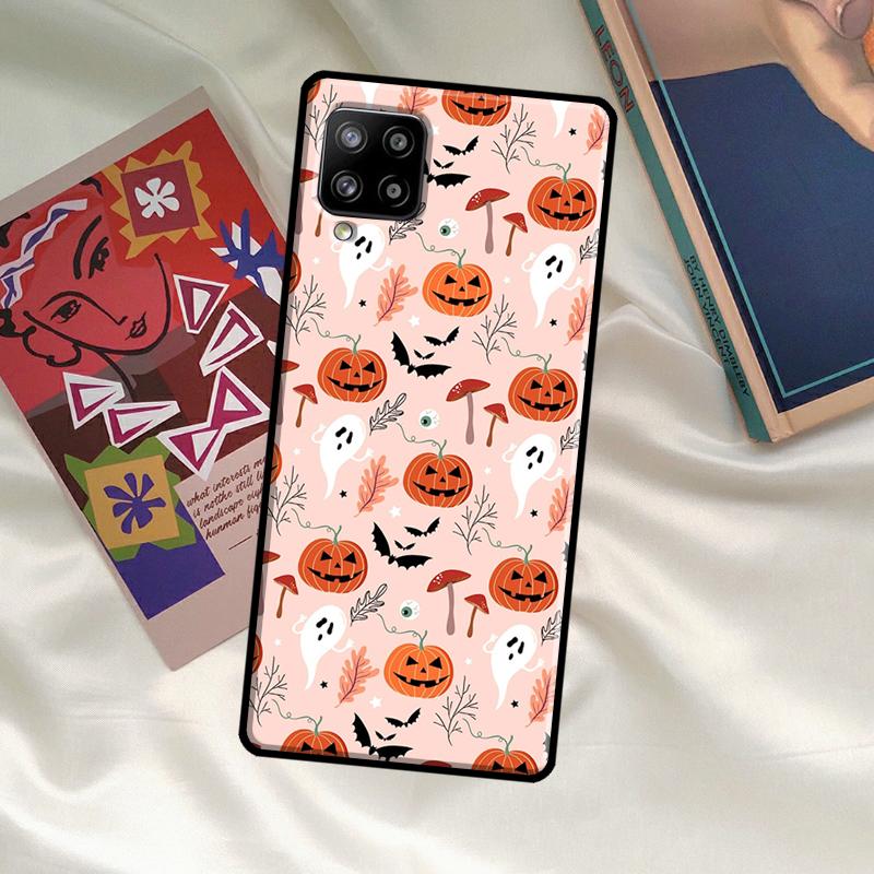 Autumn Leaves Fall Pumpkin Halloween For Samsung Galaxy A53 A33 A23 A13 A14 A34 A54 A51 A71 A52S A12 A22 A32 A42 A52 Phone Case