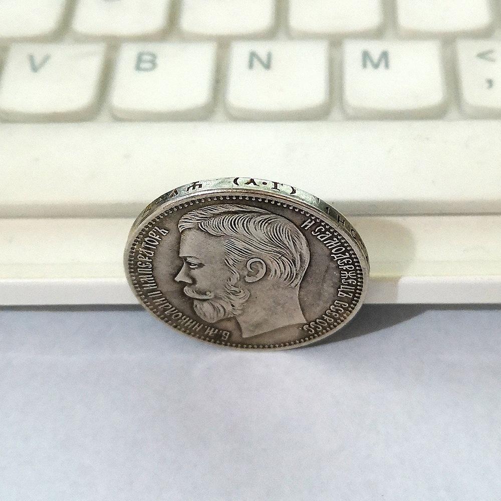 Россия 1900, Царь Николай II, старинные монеты, монеты с двуглавым орлом, серебряные рубли, маленькие подарки, изделия ручной работы