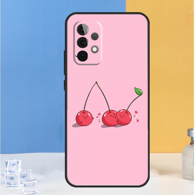 Cherry Fruit Cute Collage For Samsung Galaxy A16 A26 A36 A56 A13 A33 A53 A05 A06 A54 A34 A14 A32 A52 A55 A35 A15 Case