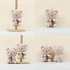 Bear Tie Plush Stuffed Animal With Soft Pp Cotton For Gift For Keychain Teens