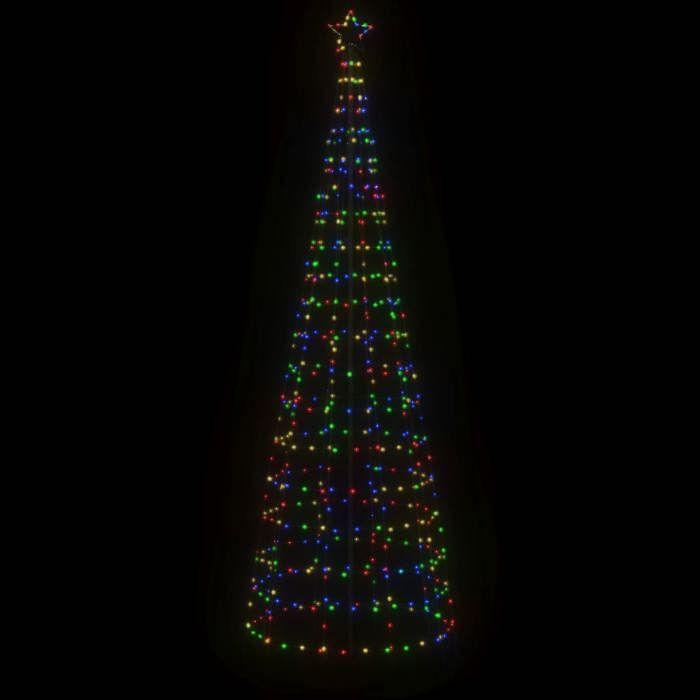 VidaXL LED Christmas Tree with Tips 570 Colorful LEDs 300 Cm, Christmas Decoration, LED Light, Christmas Light 358106