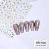 "Bohemian Silver Star & Moon Nail Sticker Set"
