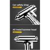 Car Safety Hammer Car Window Breaker Emergency Hammer Seat Belt Cutter Suitable for Car Rescue Escape Rescue Safety Hammer
