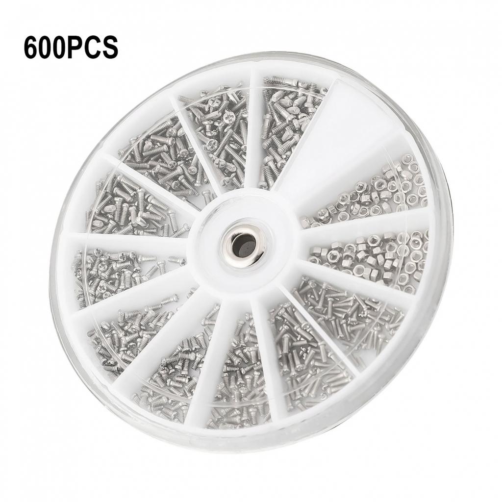 Screws Nuts Kits 600Pcs 64 Grams Assorted Bolts Kits
