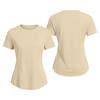 Womens Short Sleeve Athletic Top Moisture Wicking Quick Dry Performance T Shirt Lightweight Stretchy Gym Tee Workout Shirt