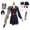 2025 Shimizu Hinako Cosplay Costume Sailor Uniform And Claw Prop Gloves SILENT HILL f Costumes The Fox Hinako's Damaged Uniform